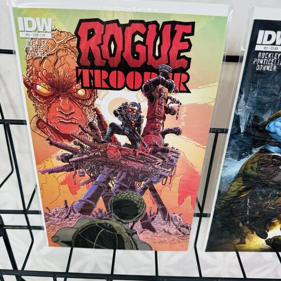 Rogue Trooper 1-4 Lot IDW Glen Fabry SUB CVR Variants - Picture 2 of 5